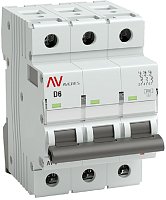 Выключатель автоматический EKF Averes AV-6 3п 6А D 6кА